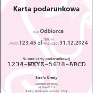 Karta podarunkowa